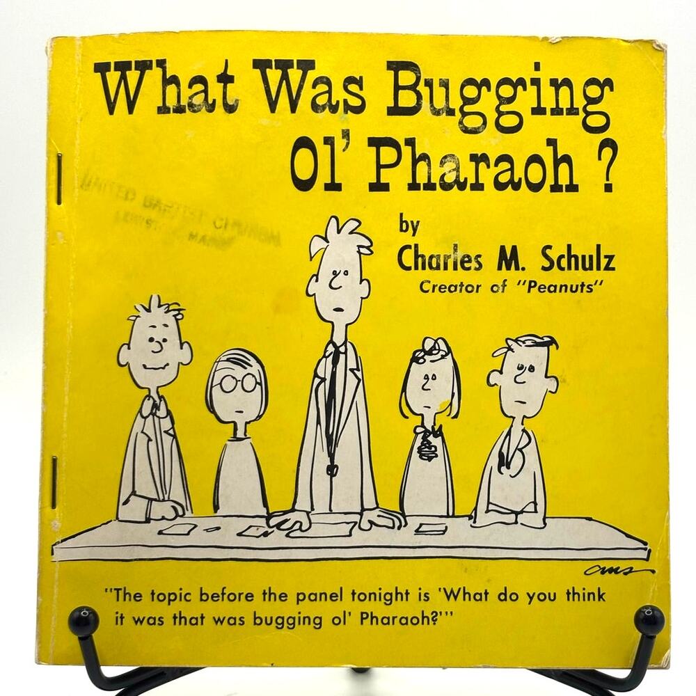 Vintage 1964 What Was Bugging Ol' Pharaoh Book by Charles M. Schulz, PB